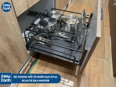Kệ xoong nồi tủ dưới, nan Oval Grey N-Series Ecalite EKA-N6001B ảnh 8