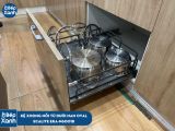  Kệ xoong nồi tủ dưới, nan Oval Grey N-Series Ecalite EKA-N6001B 
