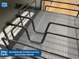  Kệ xoong nồi tủ dưới, nan Oval Grey N-Series Ecalite EKA-N6001B 