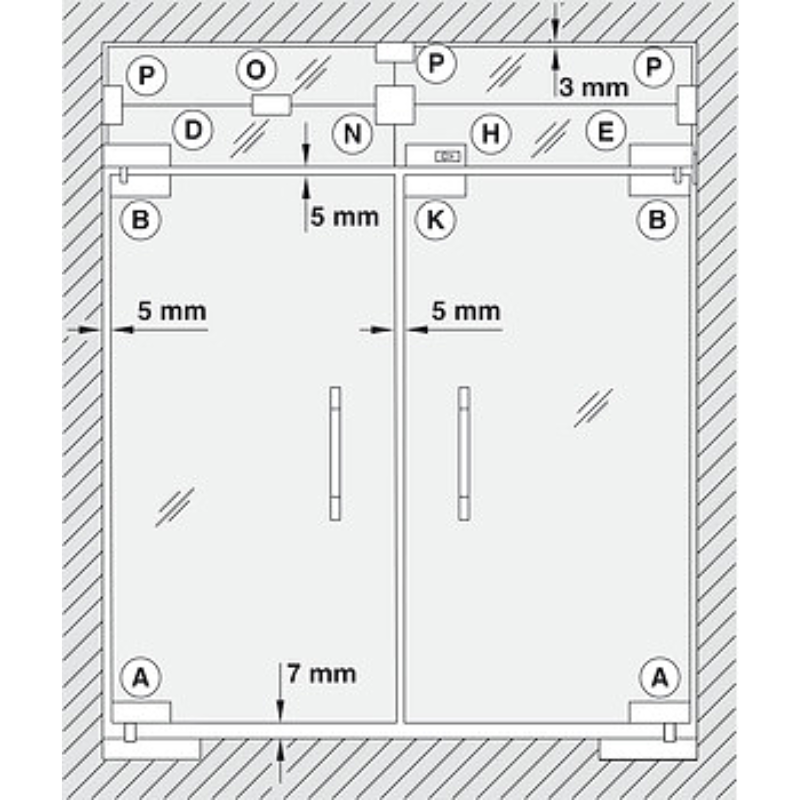Kẹp Kính Trên Inox Hafele 981.00.011 – ảnh 6