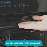 Lò nướng âm tủ dung tích 72L Ecalite EOV-JA7060BL