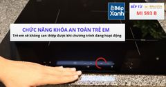 Bếp từ 3 vùng nấu Malloca MI 593B / Nhập khẩu Tây Ban Nha, kính Schott Ceran ảnh 10