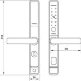 Khóa Điện Tử DL6600- TC Hafele 912.20.145 - Đã gồm pin