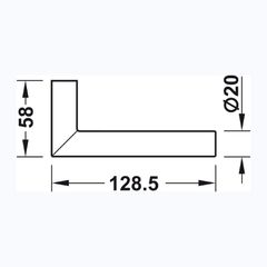 Khóa điện tử tay nắm ngoài Hafele 917.63.601 ảnh 3