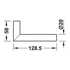 Khóa điện tử tay nắm ngoài Hafele 917.63.603 ảnh 3