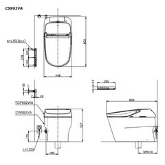 Bàn Cầu Neorest ToTo CW992VA/TCF992WA/T53P100VR ảnh 2