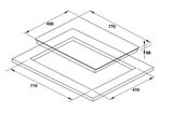 Bếp từ kết hợp điện Hafele HC-M772B 536.01.815