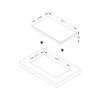  Bếp từ 1 vùng nấu domino Malloca MDI 301 / kính Vitroceramic 