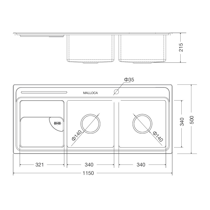 Chậu rửa chén Inox Malloca MS 8816 N - Cách chăm sóc bề mặt chậu Malloca MS 8816 N Chậu rửa chén Inox Malloca MS 8816 N - Cách chăm sóc bề mặt chậu Malloca MS 8816 N