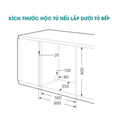 Ecalite EDW-SMS6080WH ảnh 4