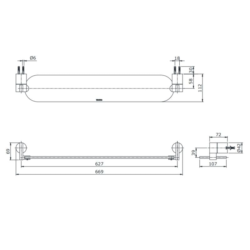 Kệ Kính ToTo TX705AE – ảnh 2