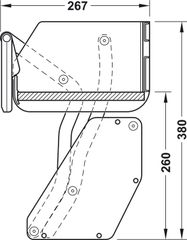 Kệ nâng hạ Imove Hafele 504.68.913 - 600mm ảnh 7
