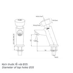 Vòi Bán Tự Động ToTo DL102 ảnh 3