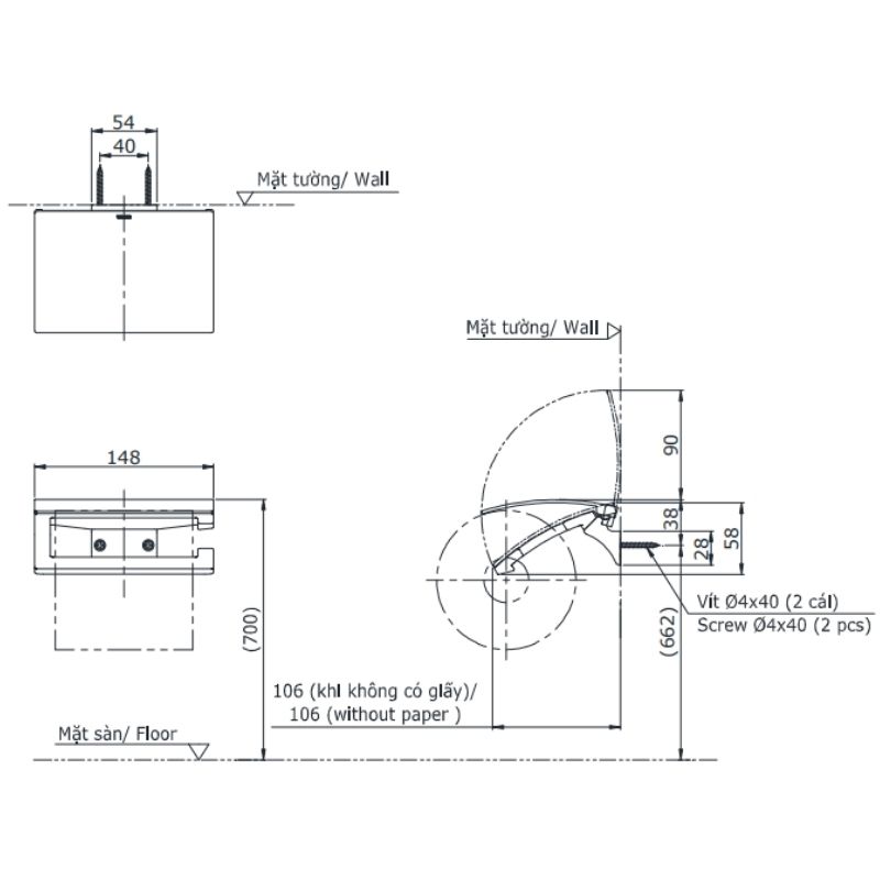 Lô Giấy Vệ Sinh ToTo YH903V – ảnh 2