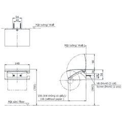 Lô Giấy Vệ Sinh ToTo YH903V ảnh 2