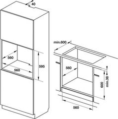 Lò nướng kết hợp vi sóng HMO-T60A 535.62.551 ảnh 2