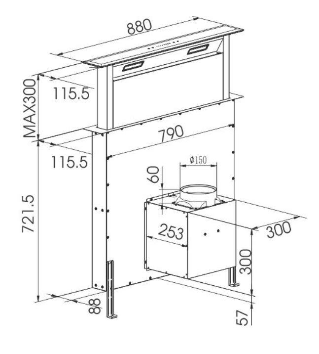 Máy hút mùi âm bàn Faster FS 90HFB – ảnh 2