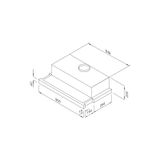 Máy Hút Mùi Âm Tủ 90cm Malloca MH 90BTC / Nút bấm, bề mặt sơn tĩnh điện đen