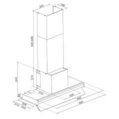 Máy Hút Mùi Âm Tủ 90cm Malloca Space MH 900SP / Cảm ứng, thép sơn đen và kính ảnh 4