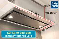 Máy Hút Mùi Âm Tủ Malloca Visso K7205/ Màu Inox/ Dạng Hidden ảnh 5