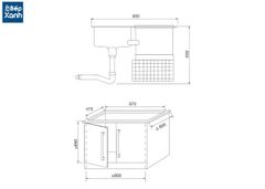 Máy Rửa Chén Tích Hợp Chậu Rửa Malloca WQP6-890F4 ảnh 6