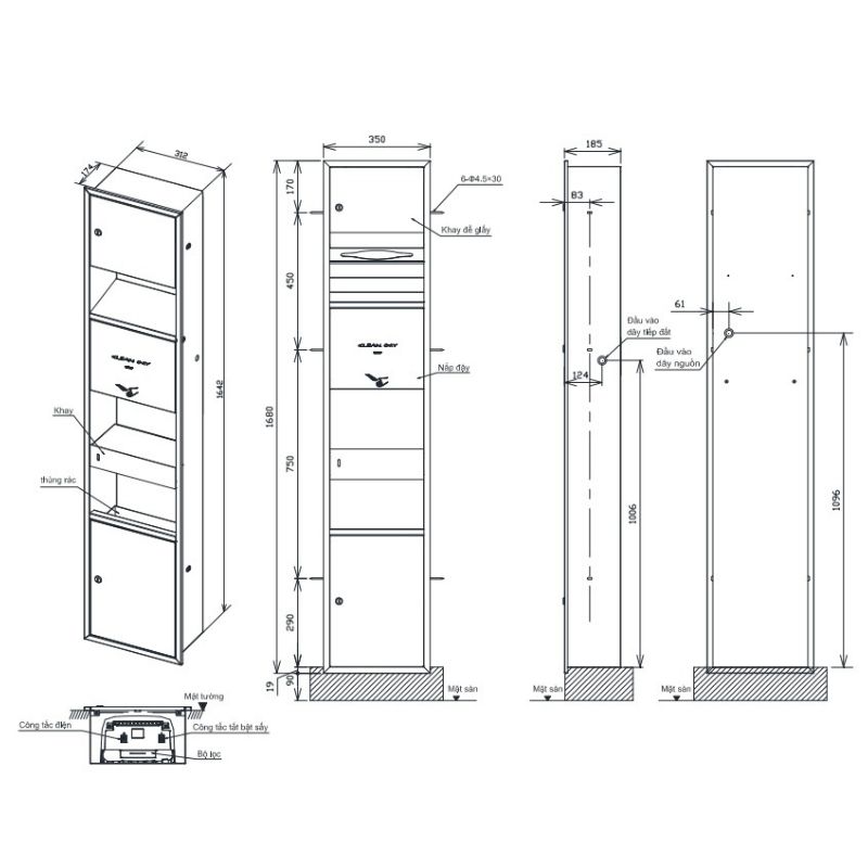 Máy Sấy Tay ToTo TYC602P – ảnh 2