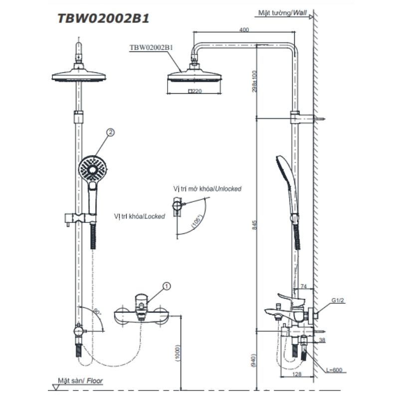 Sen Cây ToTo TBW02002B1 – ảnh 2