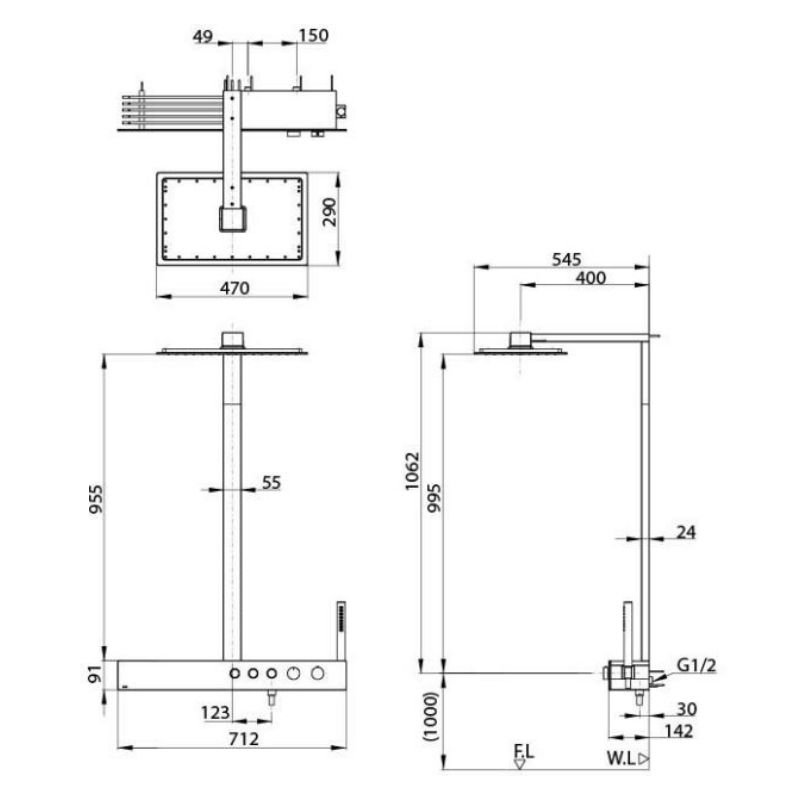 Sen Cây Nhiệt Độ ToTo TBW05401A – ảnh 2