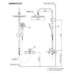 Sen Cây ToTo DM907C1S ảnh 2