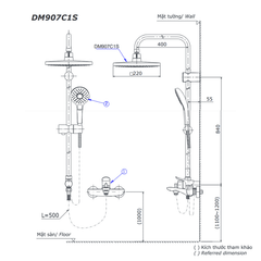 Sen Cây ToTo DM907C1S/TBG04302V/DGH108ZR ảnh 2