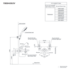 Sen Tắm Nóng Lạnh TOTO TBS04302V ảnh 2
