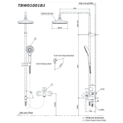 Sen Cây ToTo TBW01001B1/TBG01302V/DGH108ZR ảnh 2
