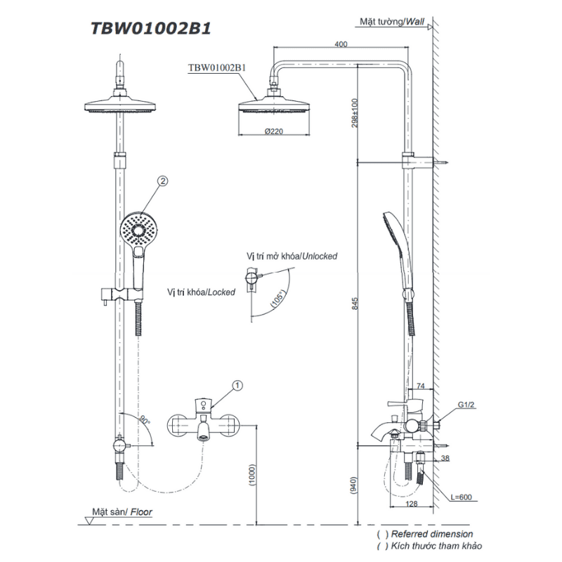 Sen Cây ToTo TBW01002B1 – ảnh 2