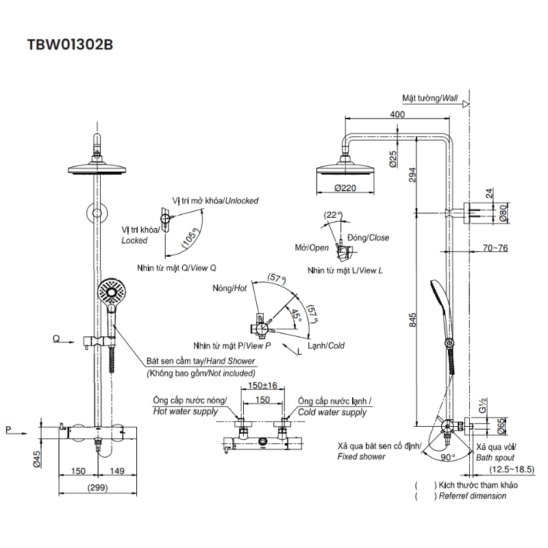 Sen Cây ToTo TBW01302B – ảnh 2