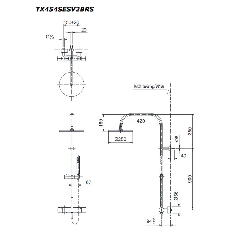 Sen Cây ToTo TX454SESV2BRS – ảnh 2