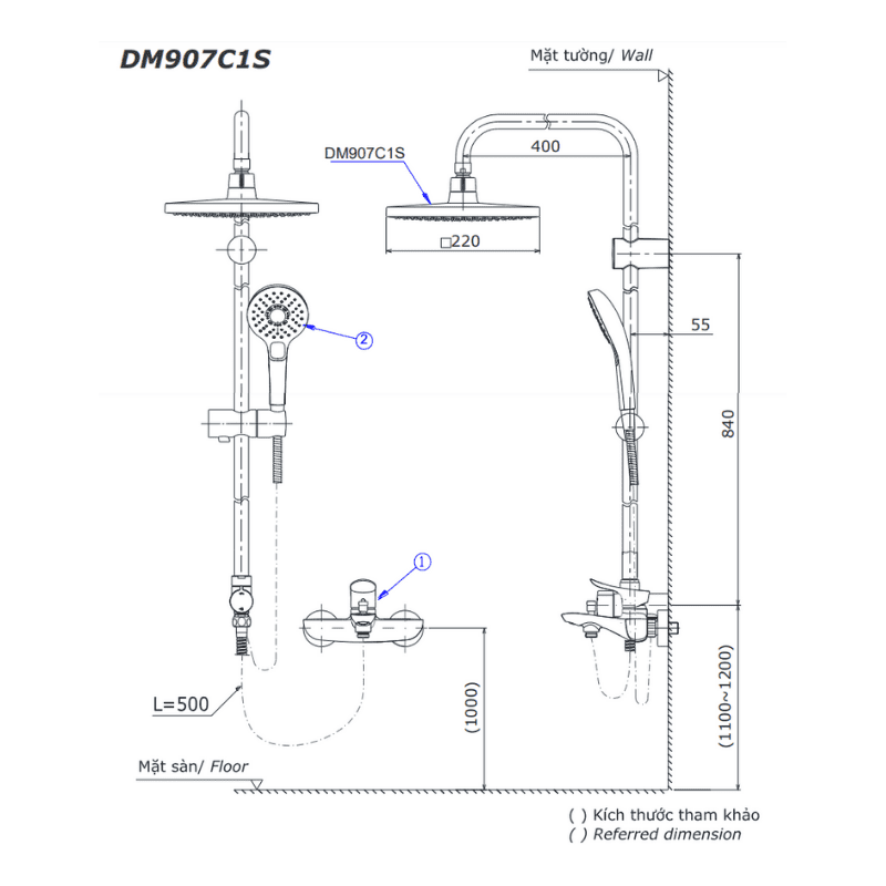 Sen Cây ToTo DM907C1S/TBG02302V/DGH108ZR – ảnh 2