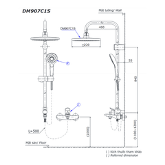 Sen Cây ToTo DM907C1S/TBG02302V/DGH108ZR ảnh 2