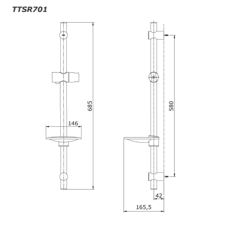 Thanh Trượt Sen Tắm ToTo TTSR701 – ảnh 2
