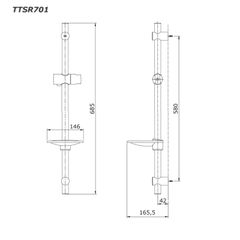 Thanh Trượt Sen Tắm ToTo TTSR701 ảnh 2