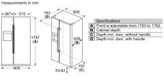 Tủ lạnh Side By Side Bosch KAI93VIFPG ảnh 7