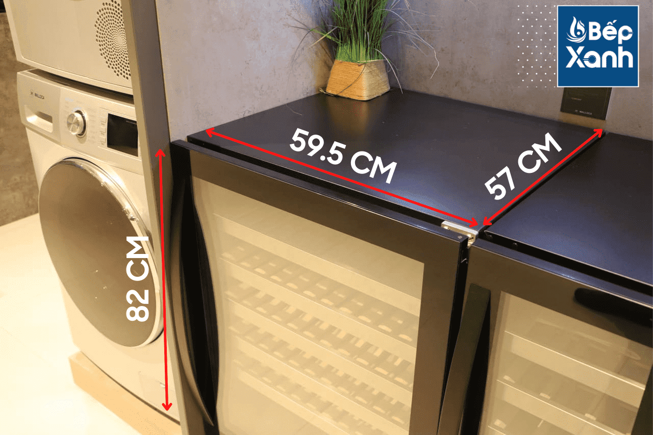 Tủ rượu độc lập hoặc âm tủ Malloca MWC-46BG – ảnh 8