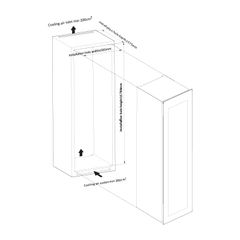 Tủ rượu âm tủ Malloca MWC-95BI - 95 chai - 241L ảnh 4