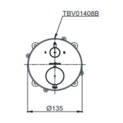 Van Điều Chỉnh Nhiệt Độ TOTO TBV01408B ảnh 2