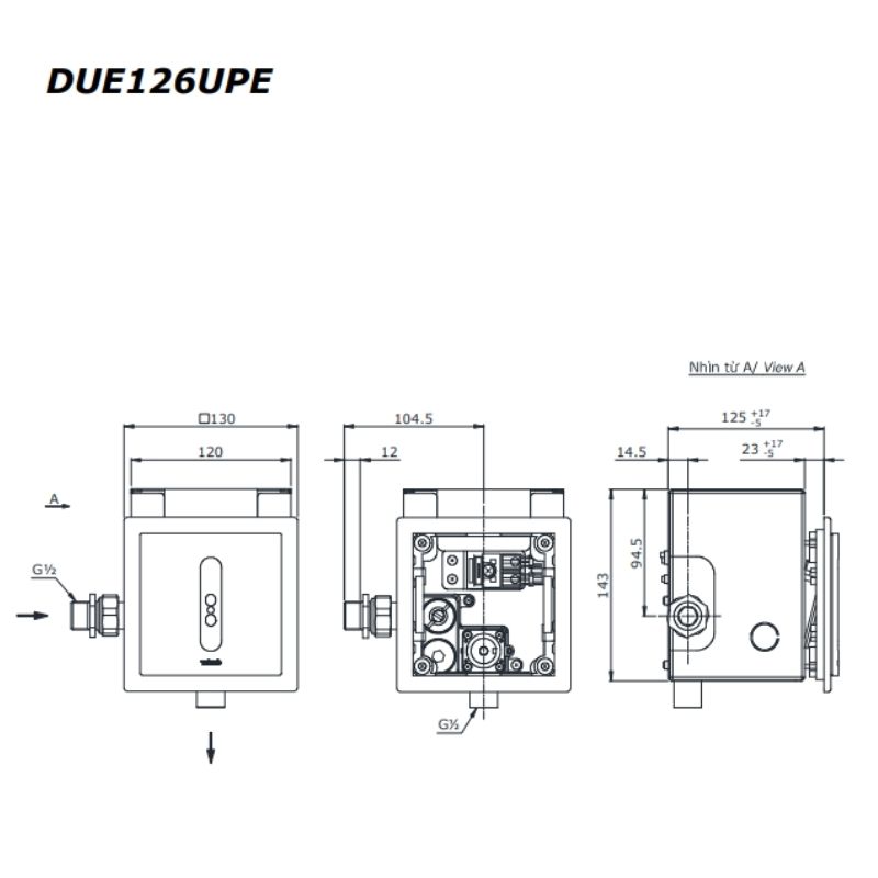 Van Cảm Ứng Tiểu Nam ToTo DUE126UPE – ảnh 2