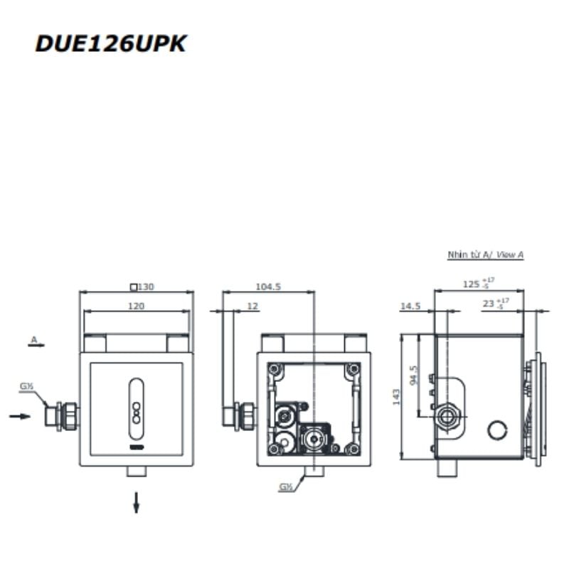 Van Cảm Ứng Tiểu Nam ToTo DUE126UPK – ảnh 2