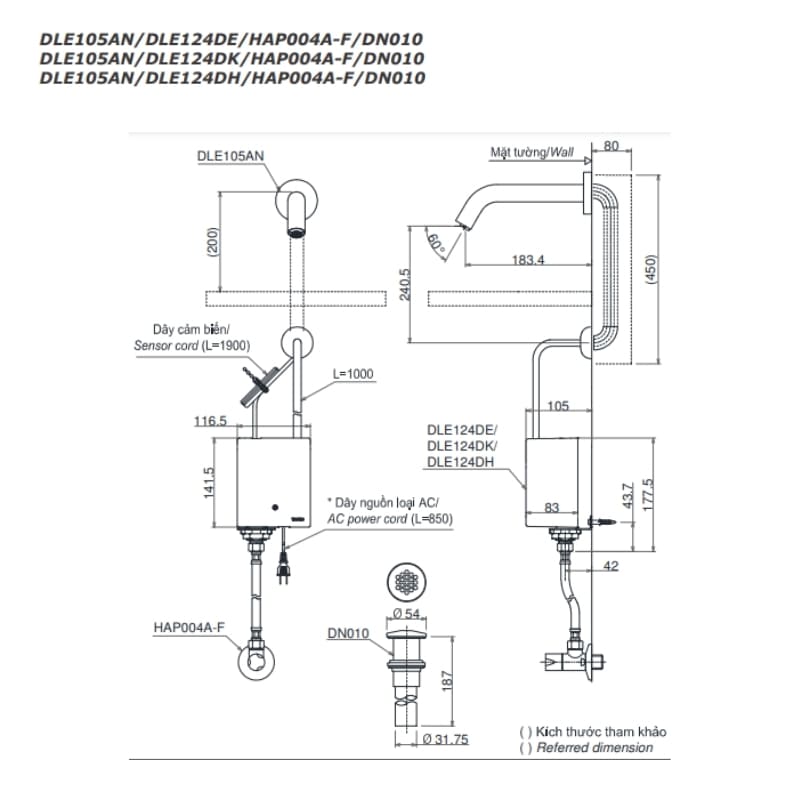 Vòi Tự Động ToTo DLE105AN/DLE124DH/DN010 – ảnh 2