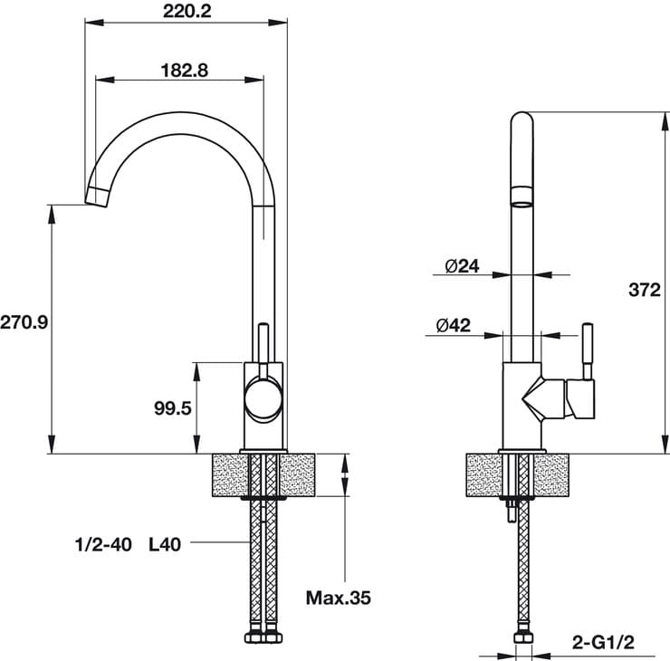 Vòi rửa chén Hafele HT19-GH1F270 570.51.490 - Vòi mạ màu đá tuyệt đẹp - Vòi rửa chén HT19-GH1F270 Häfele 570.51.490 phù hợp nhu cầu nào? Vòi rửa chén Hafele HT19-GH1F270 570.51.490 - Vòi mạ màu đá tuyệt đẹp - Vòi rửa chén HT19-GH1F270 Häfele 570.51.490 phù hợp nhu cầu nào?