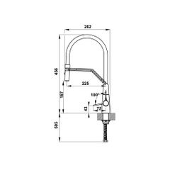 Vòi rửa chén Hafele HT20-CH1F187 / Đồng thau mạ Chrom, Mã số 570.82.230 ảnh 4