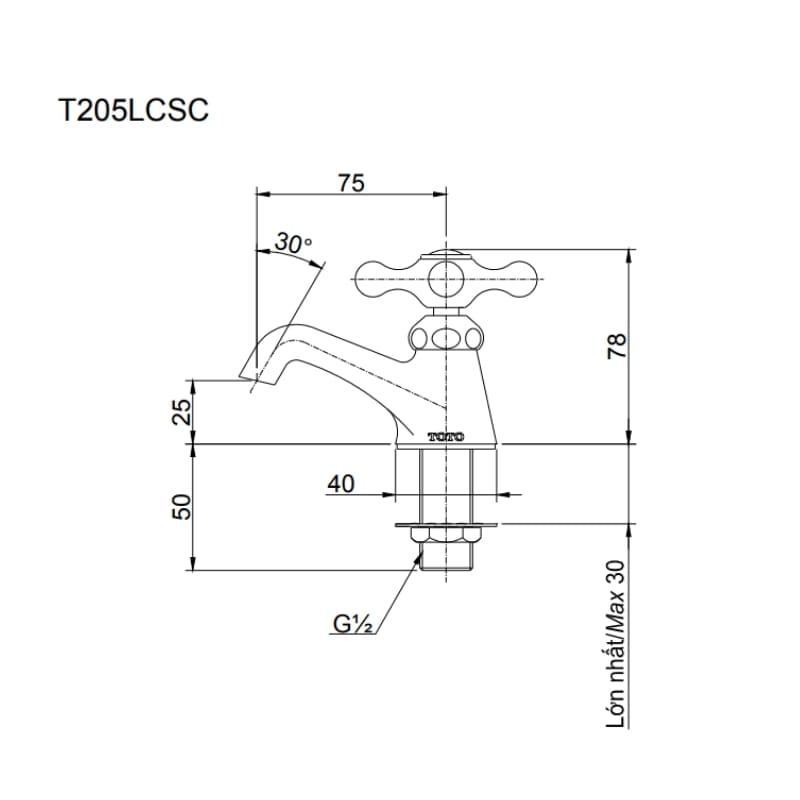 Vòi Chậu ToTo T205LCSC – ảnh 3