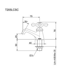 Vòi Chậu ToTo T205LCSC ảnh 3